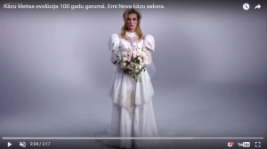 Kāzu kleitas evolūcija 100. gadu garumā. Emi Nova kāzu salons